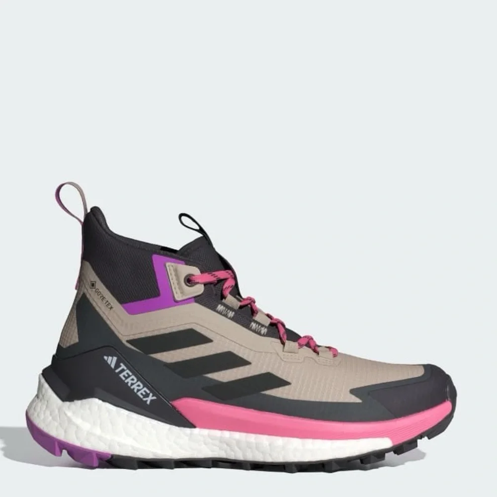 Adidas Terrex Free Hiker 2 Gtx Beige / Pink Fusion / Black Hiking Shoes - Picture 6 of 6
